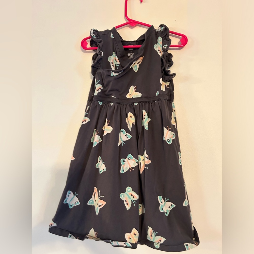 Toddlers Tea Collection Butterfly Dress Size 5T